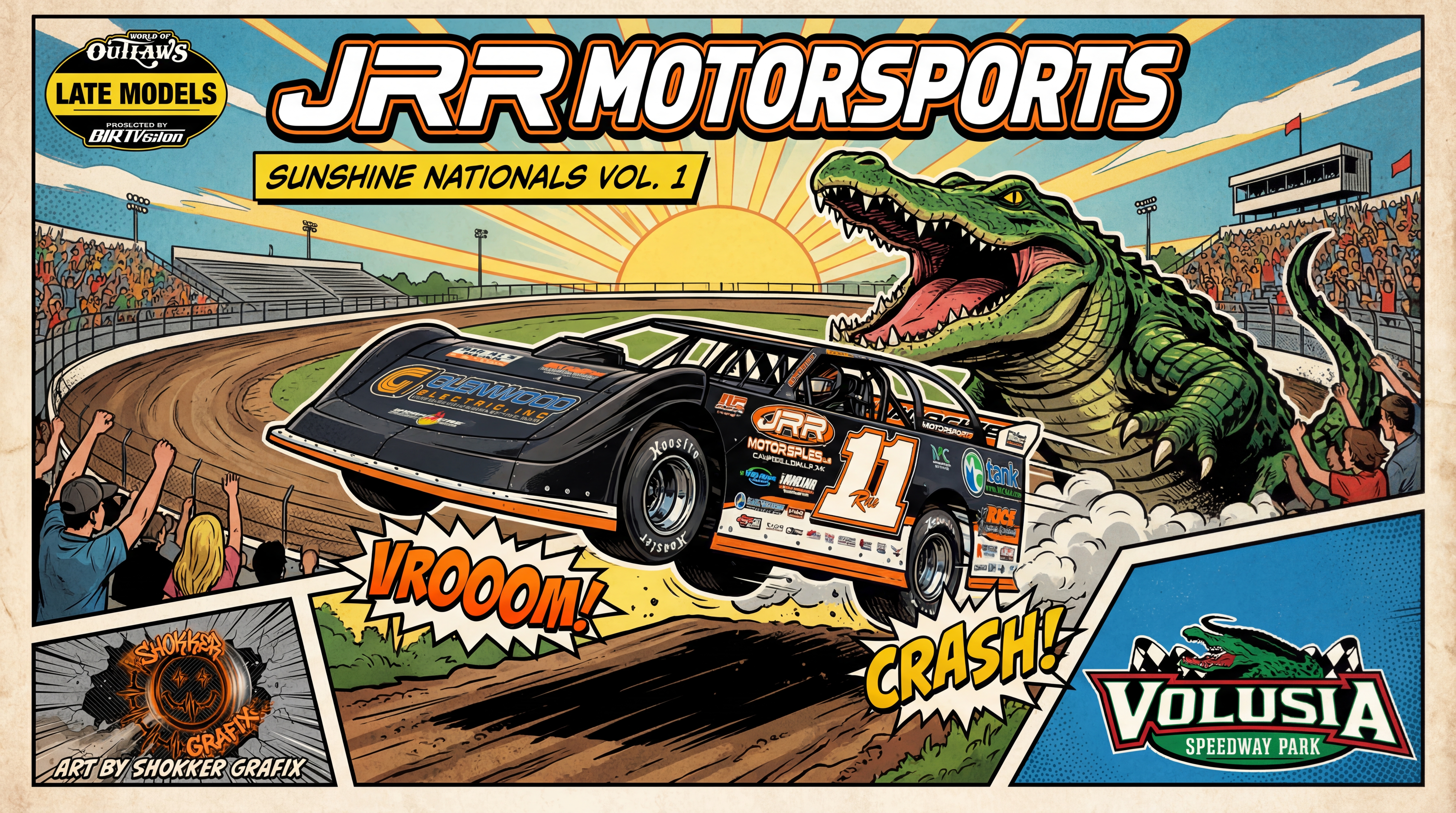 JRR Motorsports - Vintage Comic